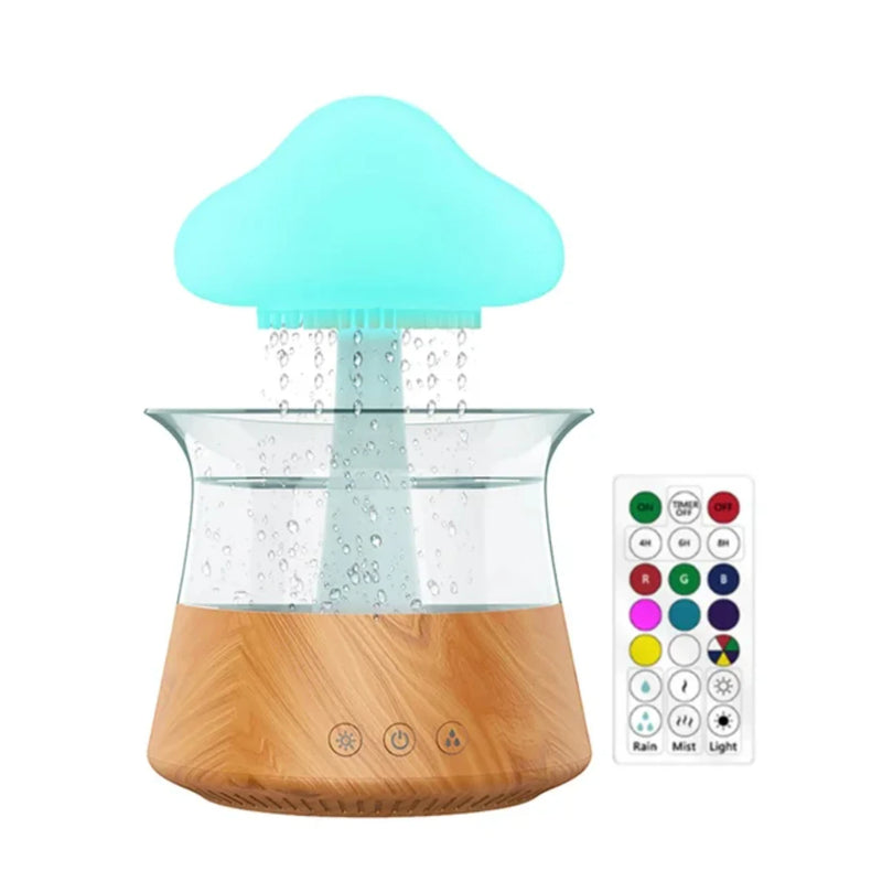 300mL Mushroom Humidifier - مرطب الهواء مع ضوء ليلي