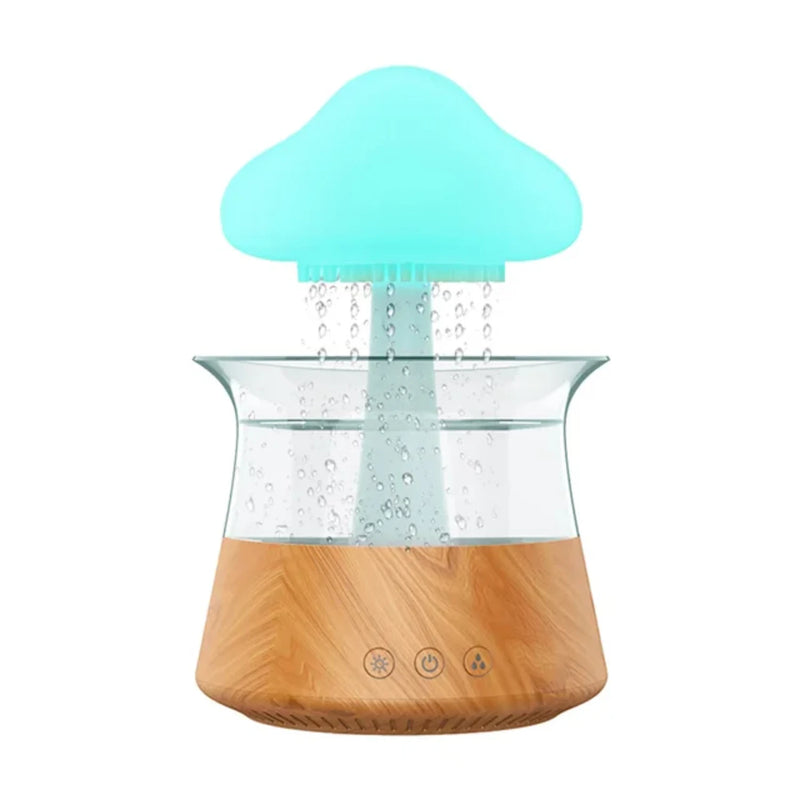 300mL Mushroom Humidifier - مرطب الهواء مع ضوء ليلي